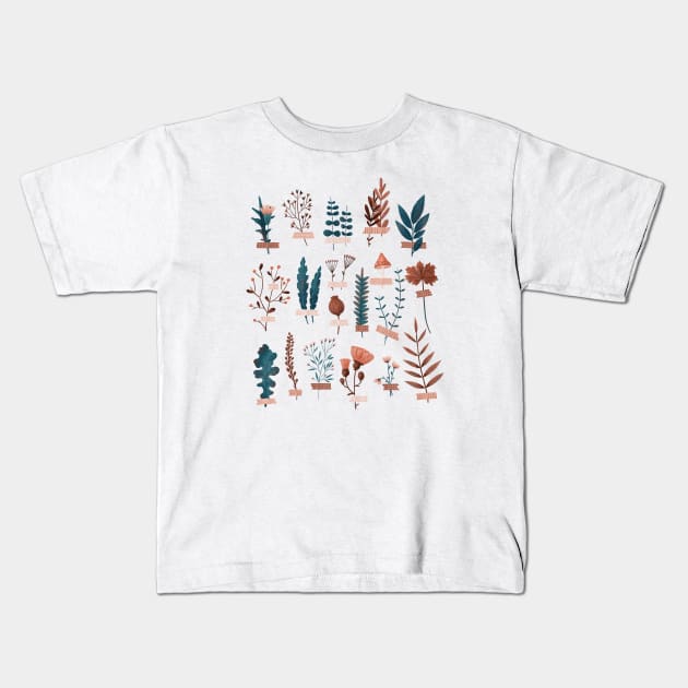 Botanical Kids T-Shirt by Elena Amo